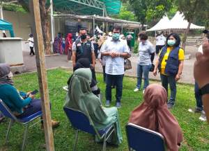 Sekda Monitoring Vaksinasi di Balaraja