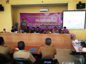 Suasana Musrenbang Kecamatan Jambe, Kabupaten Tangerang.