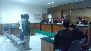 Majelis Hakim Putuskan Hukuman Warga Sangiang Minta Waktu Pertimbangkan