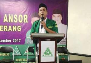 Ketua GP Ansor kabupaten Tangerang H Muhidin Kodir