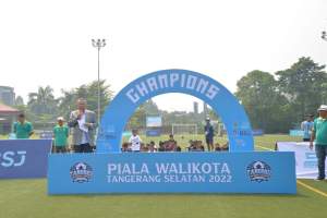 Tutup Turnamen Piala Wali Kota Tangsel, Benyamin Minta Rutin Digelar