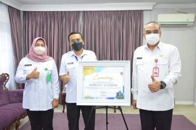 Zaki Launching Podcast 'Si Jabrik' Kecamatan Sepatan