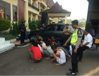 16 Orang Pelaku Pengrusakan Mapolsek Bayah Diciduk Tim Gabungan