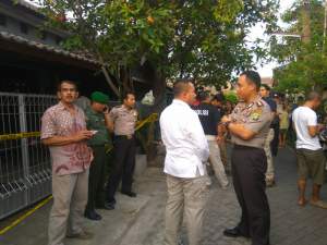 Tempat kejadian perkaran perampokan yang menewaskan Italia Chandra Kirana Putri 