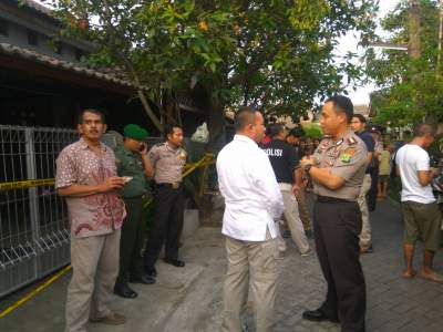 Tempat kejadian perkaran perampokan yang menewaskan Italia Chandra Kirana Putri 