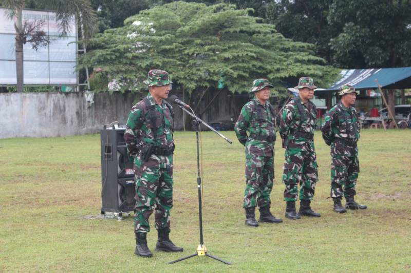 Kodim 0510/Tigaraksa Gelar Apel Kesiapsiagaan Tanggap Bencana Alam