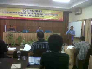 Sosialisasi Pengadaan Barang/Jasa Bagi Insan Pers