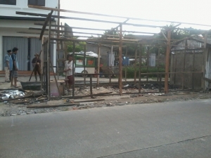 Sebuah Rumah dilalap Si Jago Merah