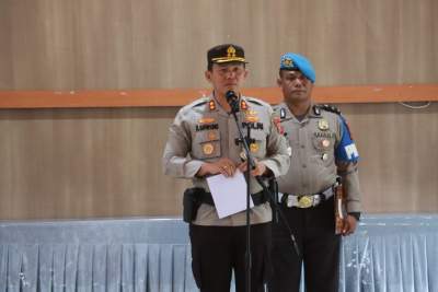 Kapolres Simalungun, AKBP Ronald FC Sipayung melantik Iptu J Simanjuntak sebagai Kasat Pam Obvit