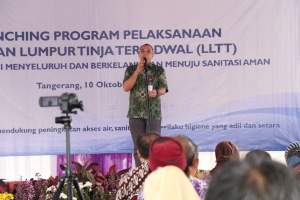 Zaki Launcing Layanan Lumpur Tinja Di Sepatan Timur