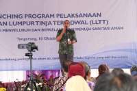 Zaki Launcing Layanan Lumpur Tinja Di Sepatan Timur