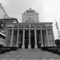 Ilustrasi gedung Mahkamah Konstitusi.