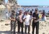 Kapolda Banten Brigjen Listiyo Sigit Prabowo saat di Pantai Tanjung Layar, Desa Sawarna, Kecmatan Bayah, Kabupaten Lebak.
