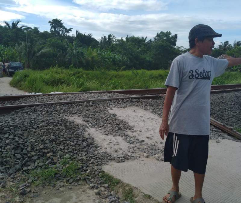 Begini Pengakuan Warga, Sebelum Syarifudin Tertabrak Kereta