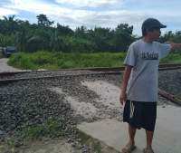 Begini Pengakuan Warga, Sebelum Syarifudin Tertabrak Kereta