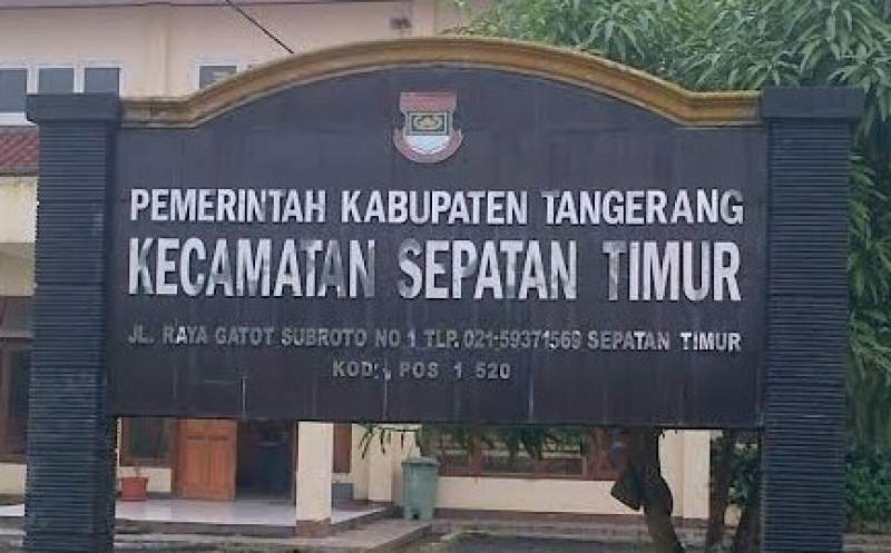 Kantor Kecamatan Sepatan Timur, Kabupaten Tangerang.