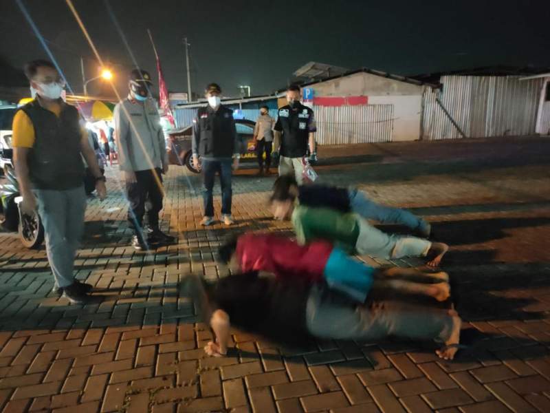 Abaikan Prokes, Pemotor di Balaraja Terjaring Operasi PPKM Darurat