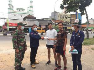 PWI Banten Bagikan Masker ke Masyarakat, Upaya Jaga Protokol Kesehatan
