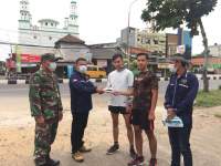 PWI Banten Bagikan Masker ke Masyarakat, Upaya Jaga Protokol Kesehatan