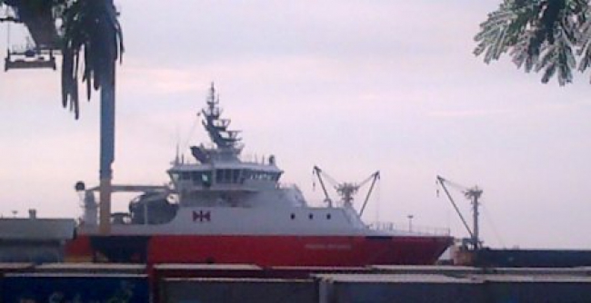 KM Naruto ditahan Polair Polda Banten