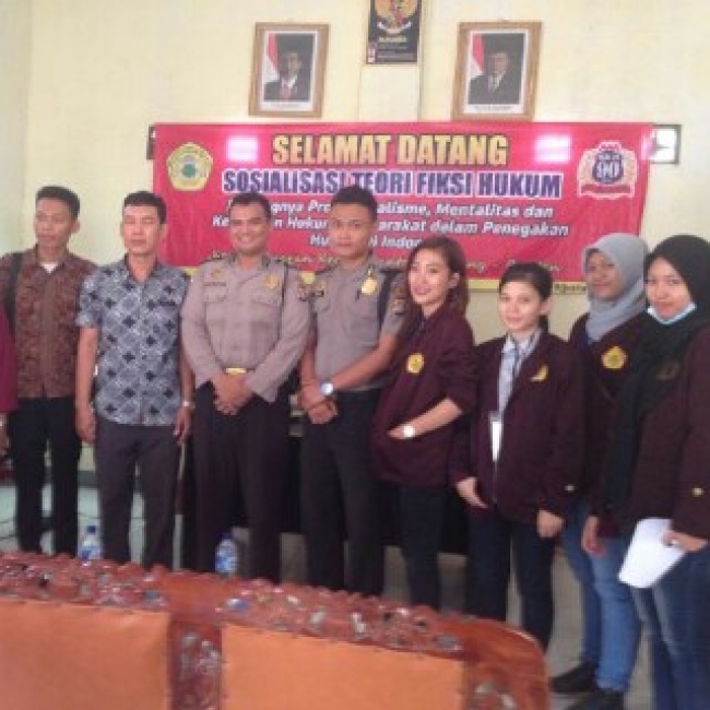 Pentingnya kesadaran Hukum, KKM Untirta Serang Gelar Sosialisasi