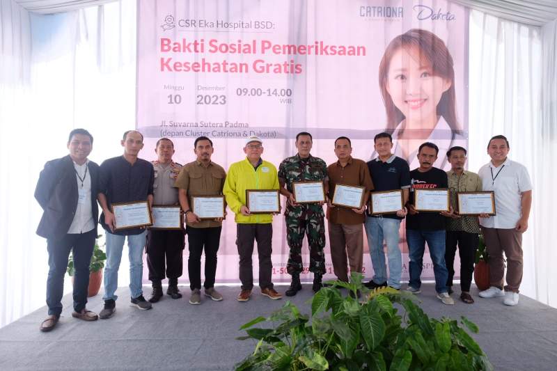 Jalin Silaturahmi, Warga Perumahan Suvarna Sutera, Gelar Bakti Sosial Pemeriksaan Kesehatan Gratis