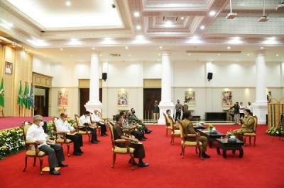 WH-Andika Terus Koordinasi dengan TNI/Polri Tentang Larangan Mudik Bangun 18 Titik Penyekatan