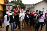 Keliling Sapa Warga Bersama Jaja Mihardja, Rahayu Saraswati Hibur Warga Tangsel