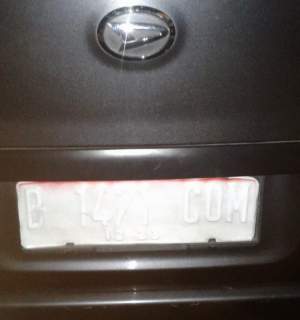 Plat Merah Kendaraan Operasional Pemdes Buaran Mangga Diduga Palsu