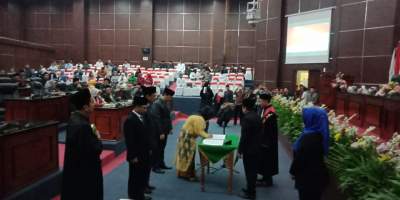 Sah, Empat Pimpinan DPRD Kota Serang Resmi Dilantik