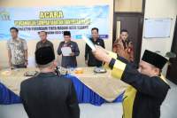 Direktur Perumdam Tirta Madani Kota Serang Resmi Dilantik, Ini Harapan Walikota Serang