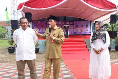 Sekda Hadiri Halal Bihalal Akbar PGRI dan PGMI Kecamatan Pagedangan