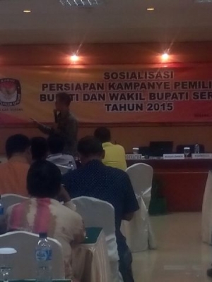 KPU Kabupaten Serang Larang Cabup Dan Cawabup Buat Media Kampanye