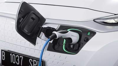 Ilustrasi kendaraan listrik.