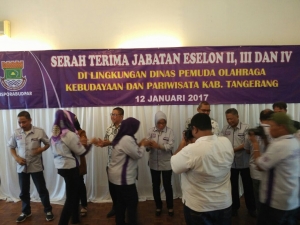 Jabatan Kadispora dan Dinas Lingkungan Hidup Diserahterimakan