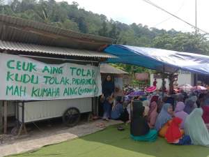 Kembali, Ratusan Masyarakat Dan Para Santri Gelar Istigosah Penolakan PLTPB Geothermal