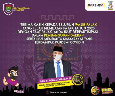 Terimakasih Wajib Pajak yang Tidak "poho" Bayar PBB dan Telah Jujur Setor BPHTB