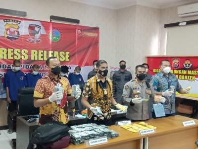 Temukan 51,50 Gram Sabu, Ditresnarkoba Polda Banten Tangkap Kurir Sabu Warga Kota Serang