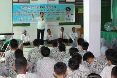 BNK Lebak Gelar Sosialisasi P4GN di Sekolah