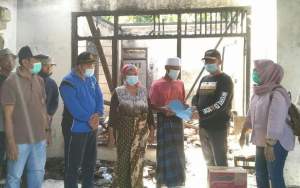 Cepat Tanggap, Camat Pakuhaji Tinjau Kebakaran Rumah di Rawa Boni