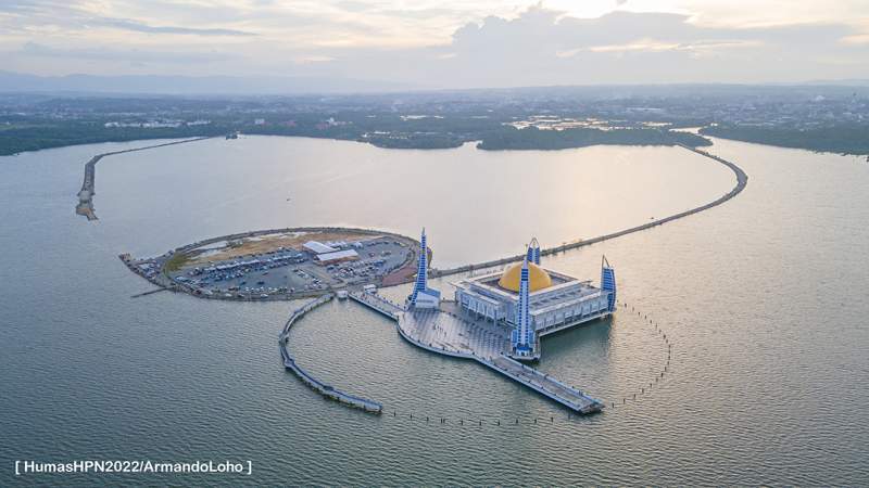 Masjid Terapung Jadi Lokasi Puncak Perayaan HPN 2022