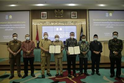 Pemkot Tangsel dan Pemkot Serang Tandatangani Perjanjian Kerjasama TPA Cilowong