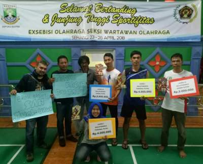 Kabupaten Serang Juara Umum Porwaban 2018