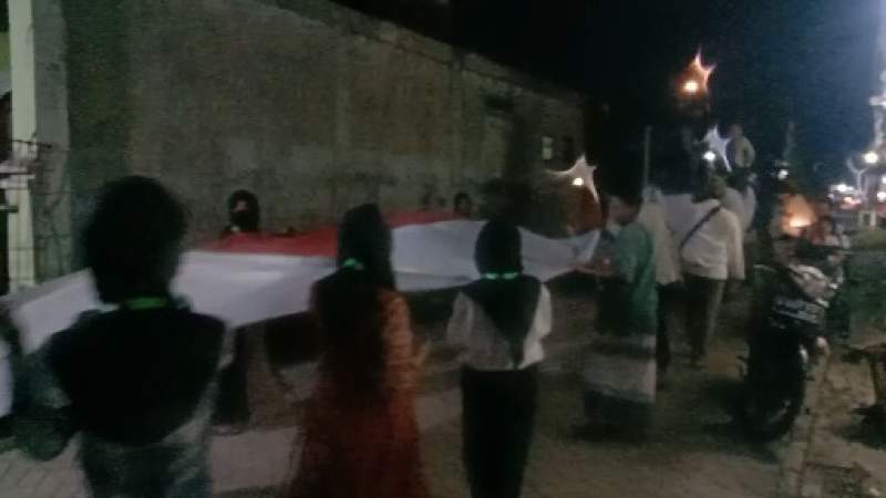 Peringati Maulid Nabi Muhammad SAW, Warga Kirana Gelar Pawai Obor