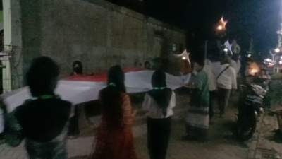 Peringati Maulid Nabi Muhammad SAW, Warga Kirana Gelar Pawai Obor