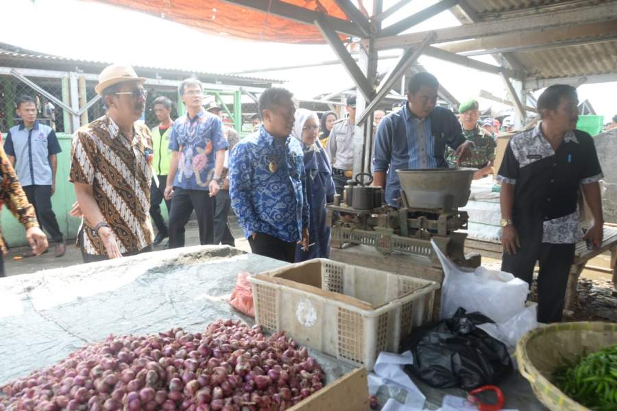 Relokasi Pegadang Pasar Rau, Wakil Walikota Serang Cek Kesiapan Pengelola Pasar