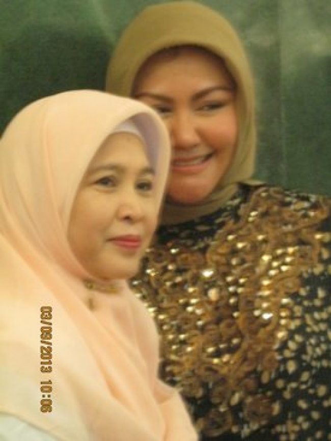 Hj. ANDIARA HADIR DALAM HALAL BIHALAL