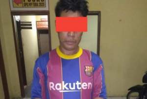 Unit Reskrim Polsek Sei Kepayang Polres Asahan Amankan Seorang Pria Pengedar Sabu