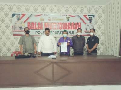 Polsek Prapat Janji Polres Asahan  Lakukan Penyelesaian Perkara Secara Restorasi Justice