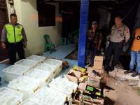 Polsek Cisoka Amankan Ratusan Botol Miras